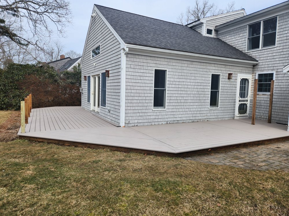 Renovated decking completed