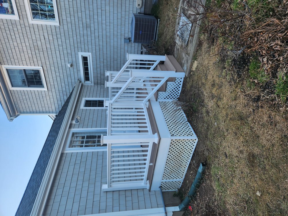 Rebuilt with some old lattice the home wanted to save