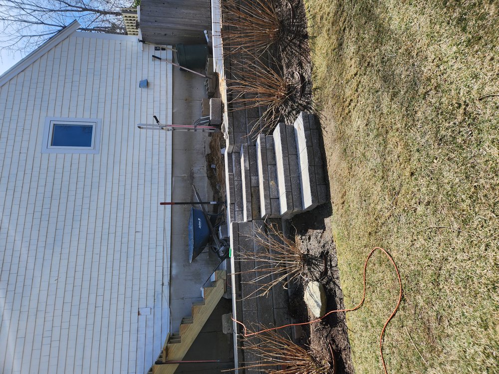 New stone replacement steps